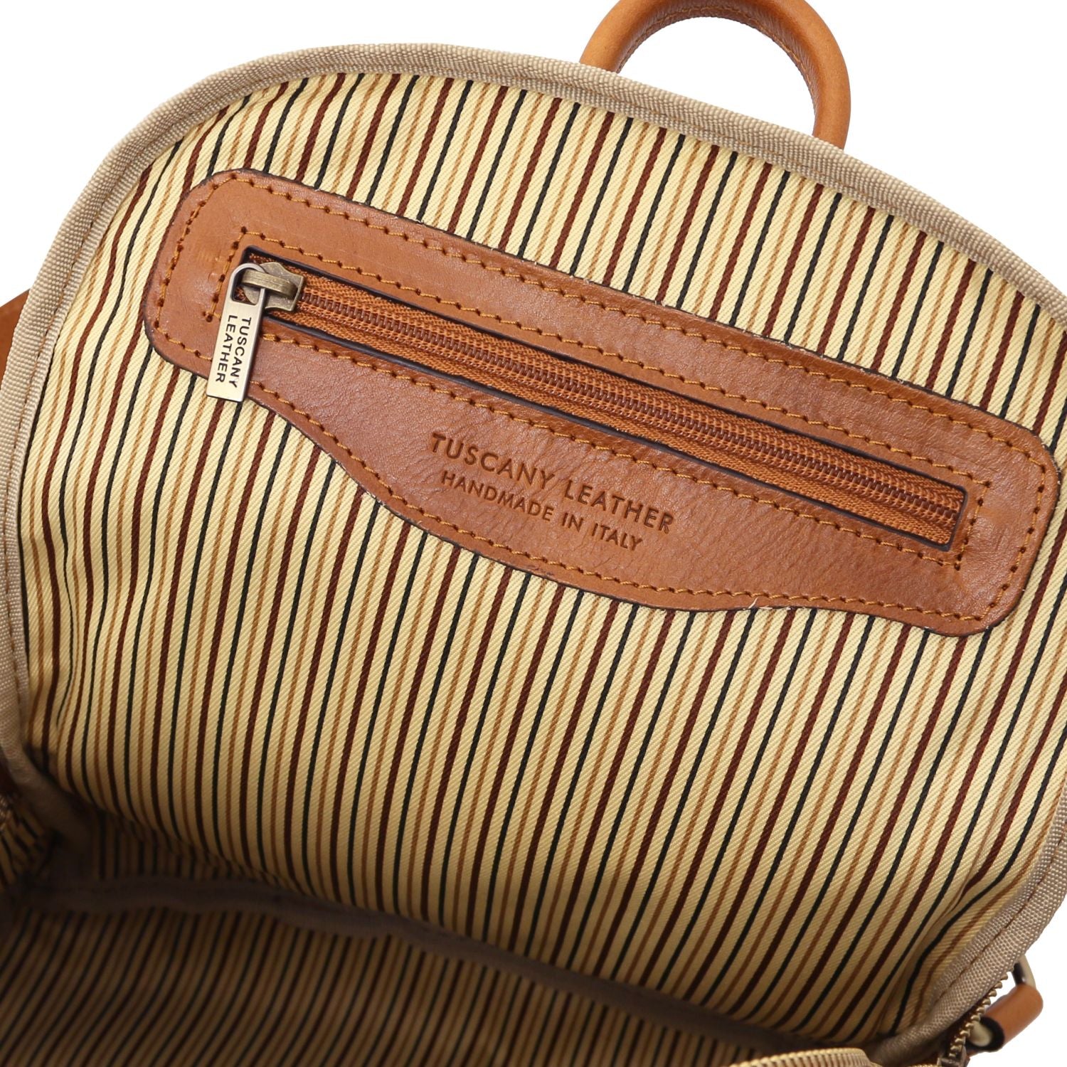 TL142460 – Canberra – 2 Compartments leren Rugzak