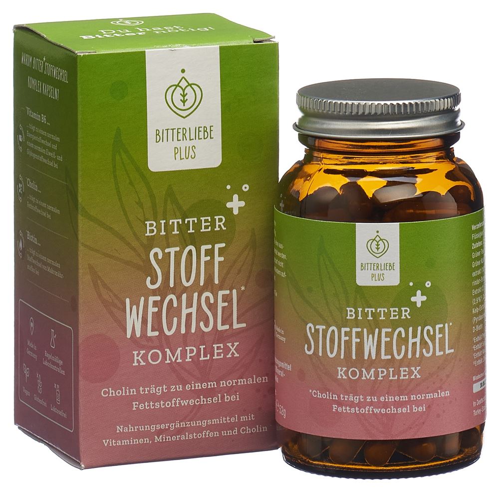 BITTERLIEBE Plus Bitter Stoffwechsel Komplex Kaps Ds 90 Stk