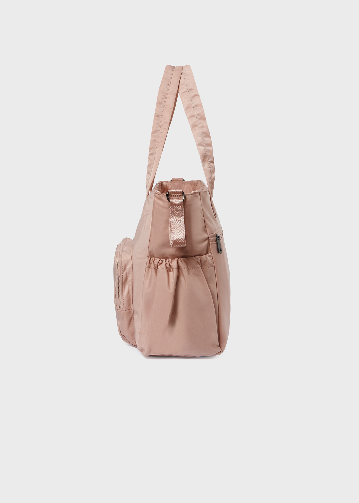 Conjunto de porta-chupeta, bolsa para fraldas e bolsa para bebê
