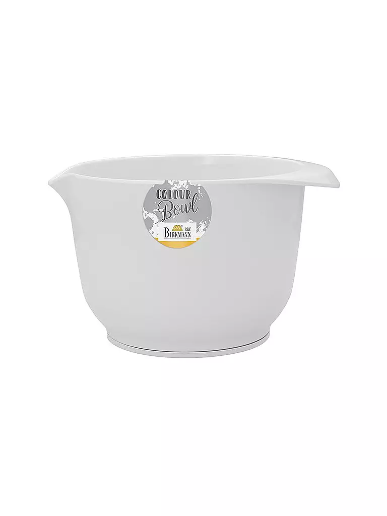 RBV BIRKMANN Rühr- & Servierschüssel 1,5L Colour Bowl Weiss weiss