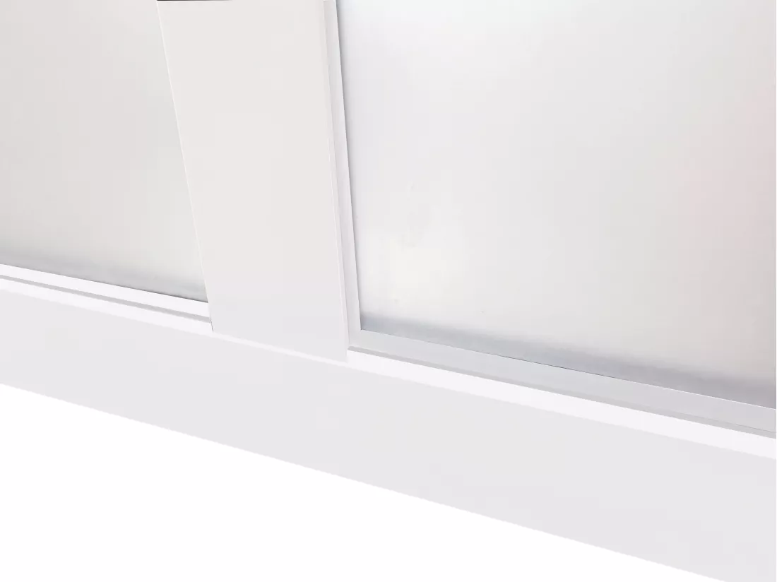 Verrière atelier en aluminium thermolaqué - 30x130 cm - Blanc - BAYVIEW