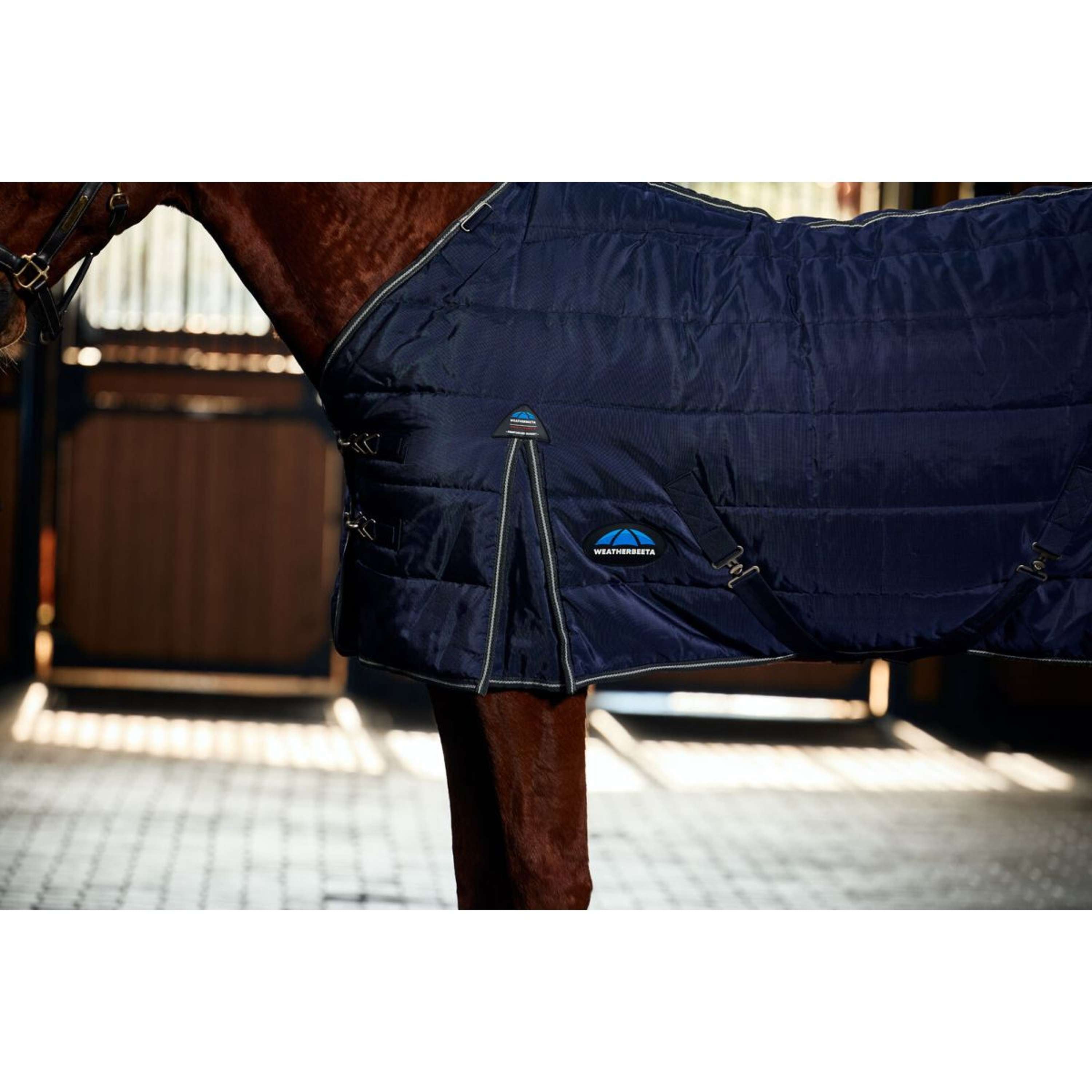 WeatherBeeta Staldeken ComFiTec PP Channel Quilt Detach-A-Neck 220g Na