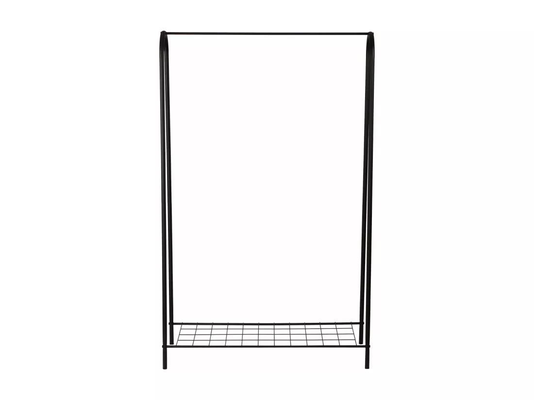 Portant à vêtements avec noire 89 x 32.5 x 144.5 cm 03_0008137