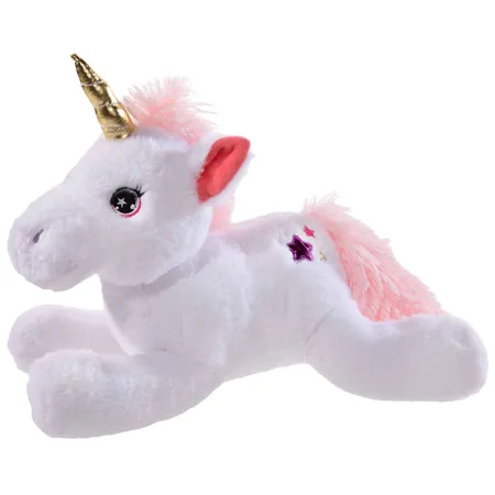 Heunec Einhorn weiß liegend 40 cm