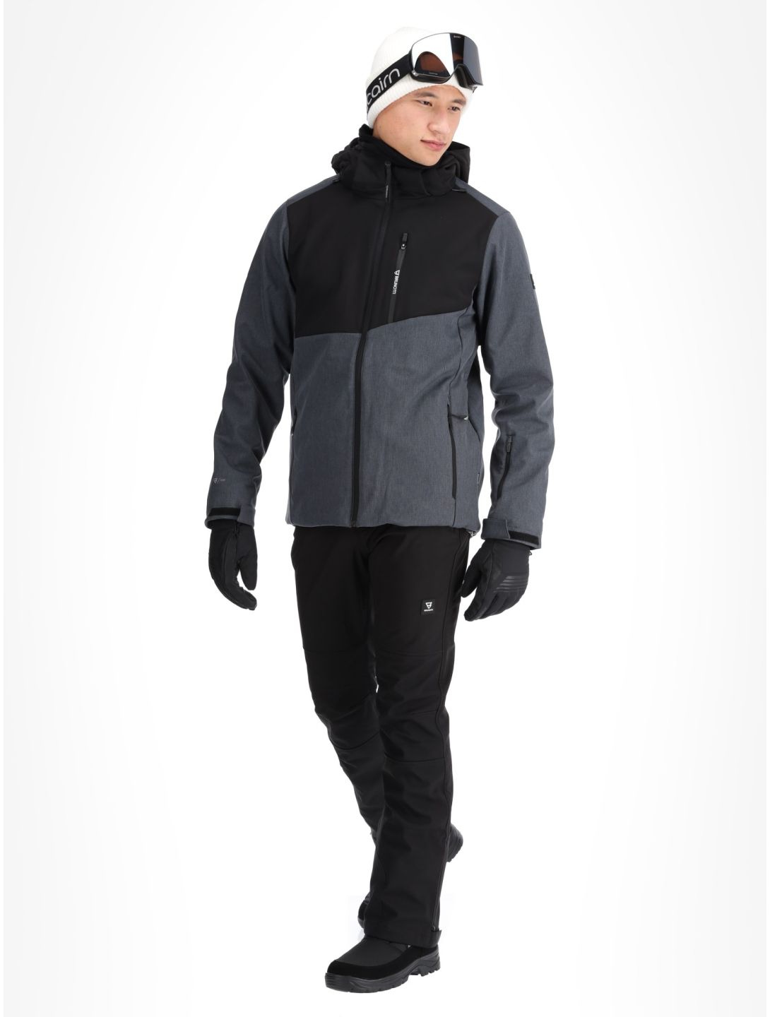 Twinstroke softshell ski-jas heren