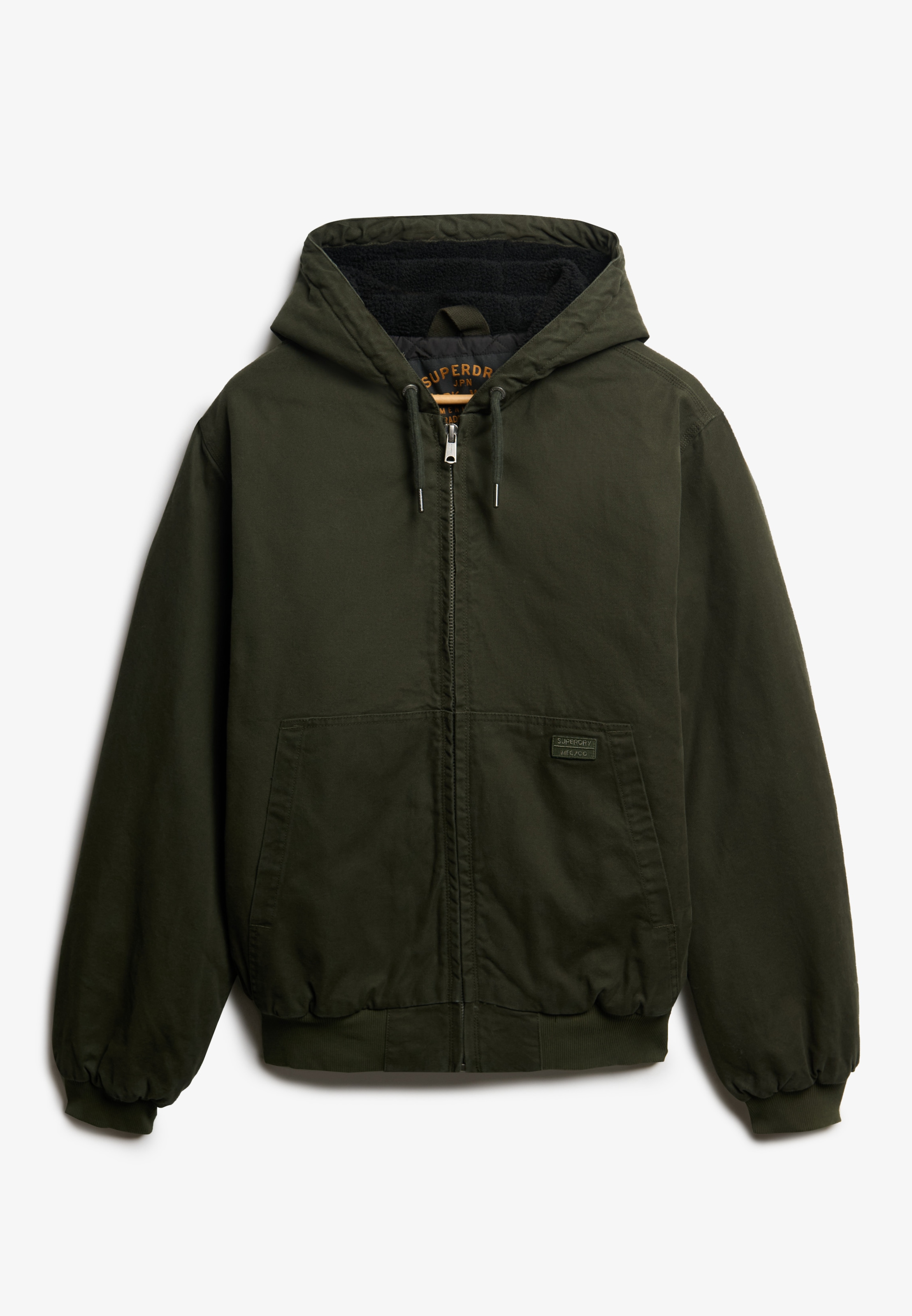 Superdry Parka »CANVAS SURPLUS HOODED JKT« mit Kapuze