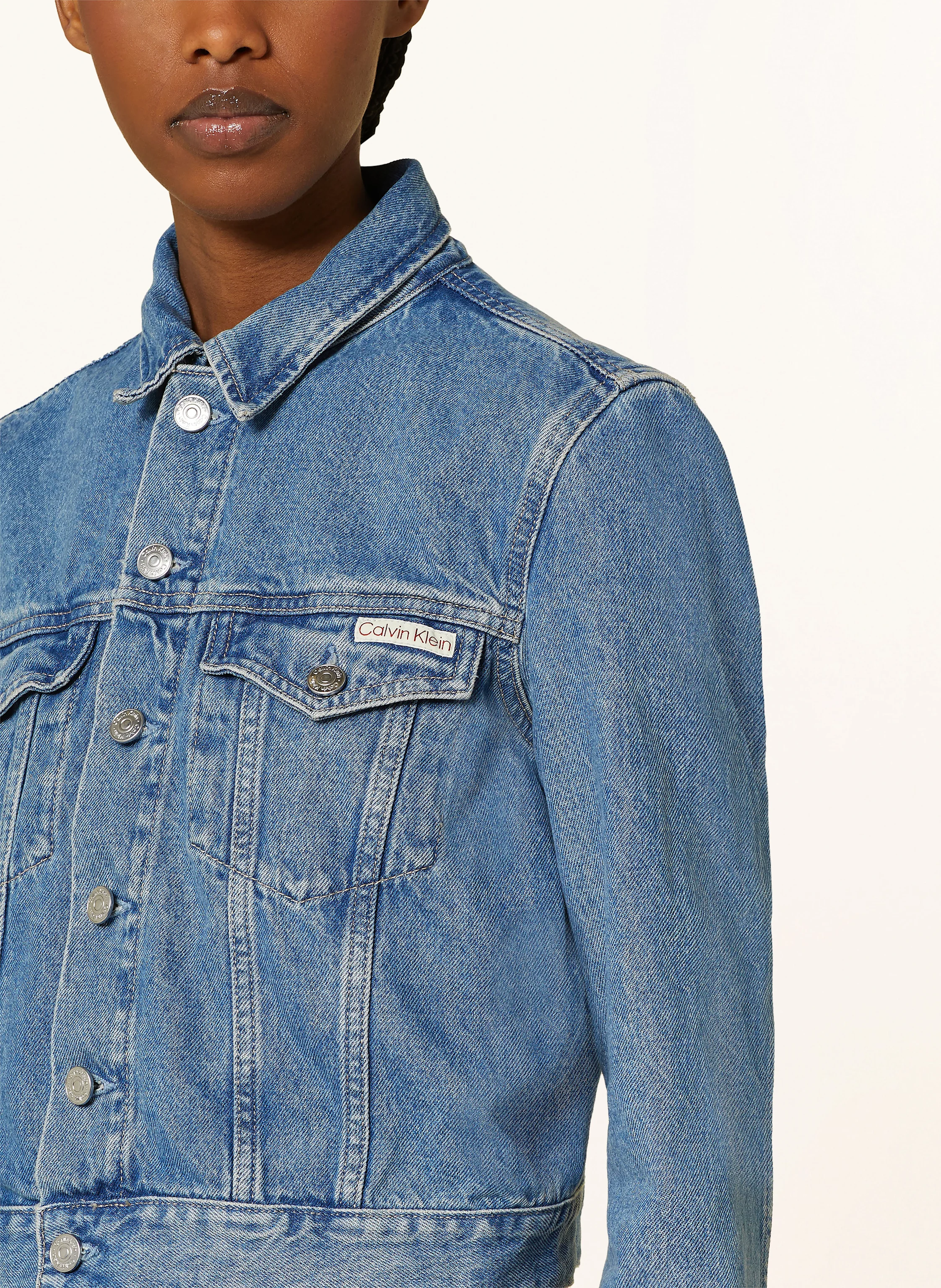 Calvin Klein Jeans Cropped-Jeansjacke