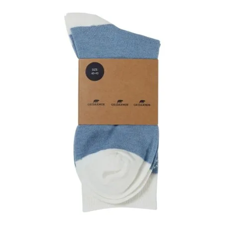 Gridarmor Heritage Merino Socks Lt. Blue/White
