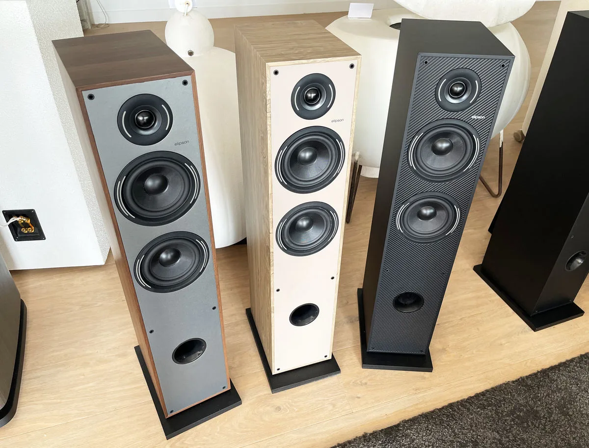 Elipson Horus 11F Noyer (la paire) Enceintes colonne