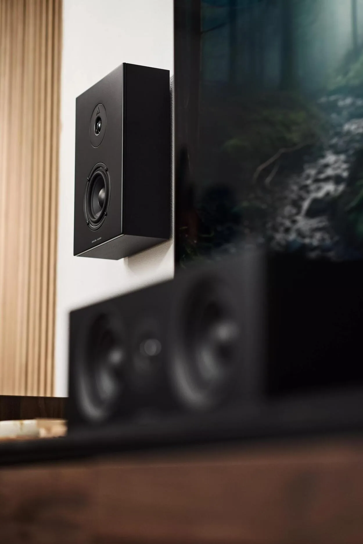 Argon Audio Forus 4 Wall Noir (la paire) Enceintes murales