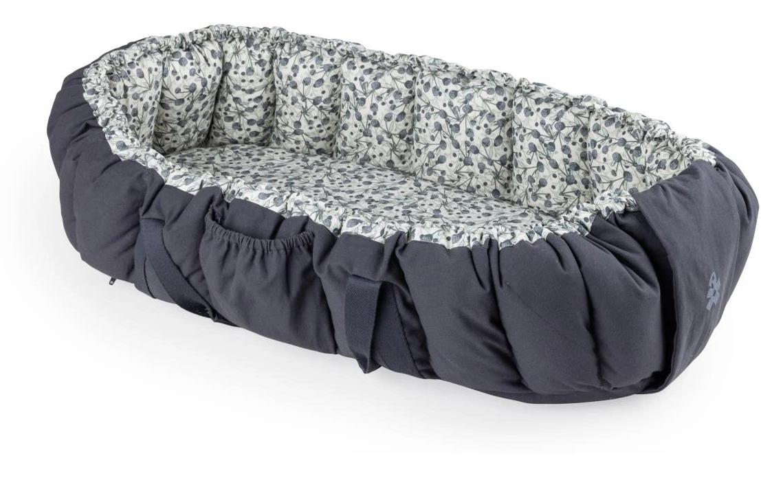 Babynest 3 in 1 Blue Olive<br>Babytragtasche aus Bio-Baumwolle
