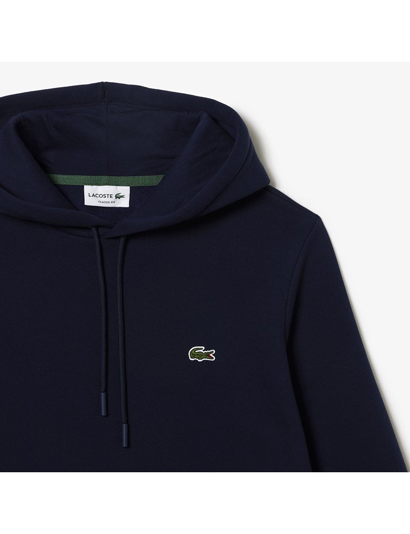 Blue Fleece Hooded Sweatshirt