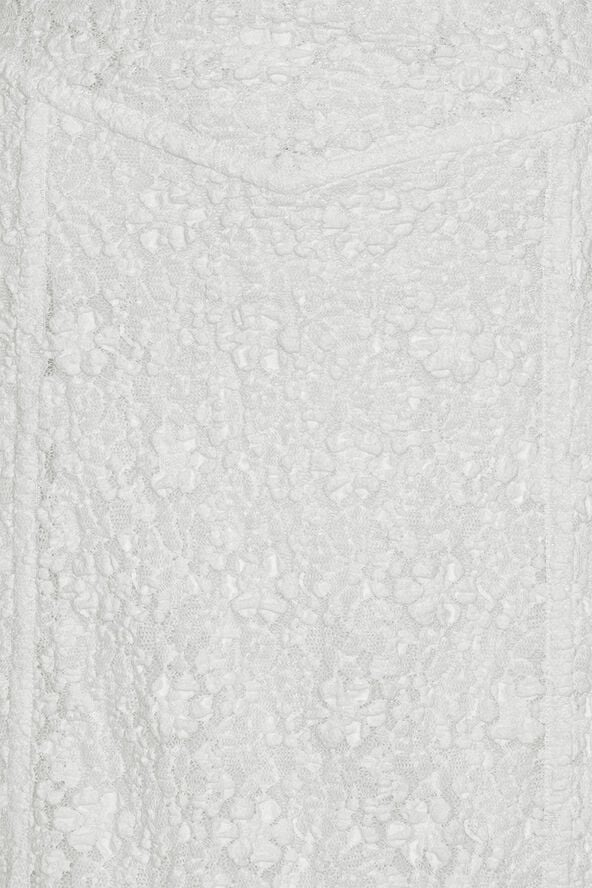 ROTATE Birger Christensen LACE MAXI SKIRT Bright white