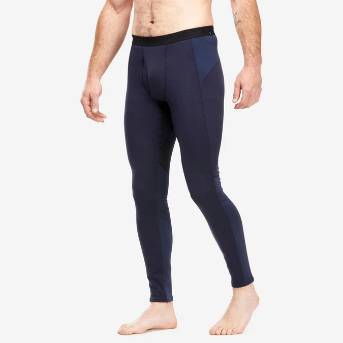 Decathlon Forclaz - Calça Legging Forclaz Masculina de Lã Merino para Mochilão em Montanha - MT900