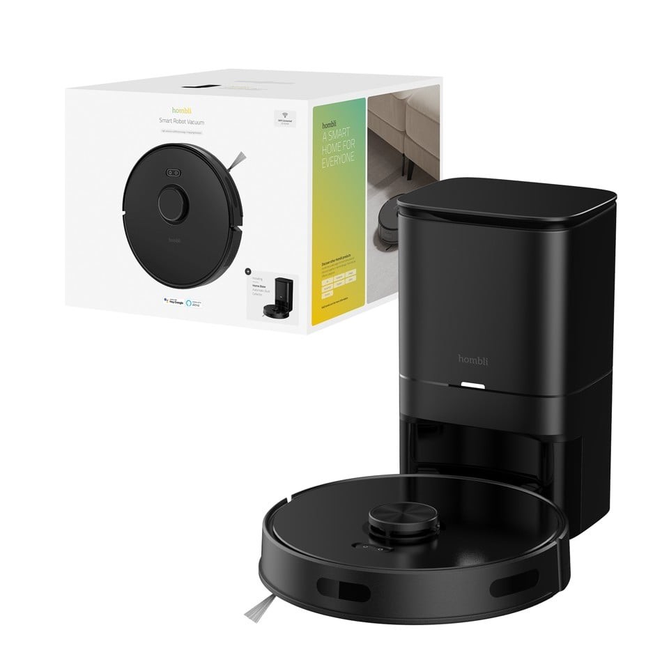 Hombli - Smart Robot Vacuum - Bundle med tilbehørssæt og støvposesæt