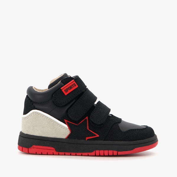 TwoDay hoge jongens sneakers zwart/rood