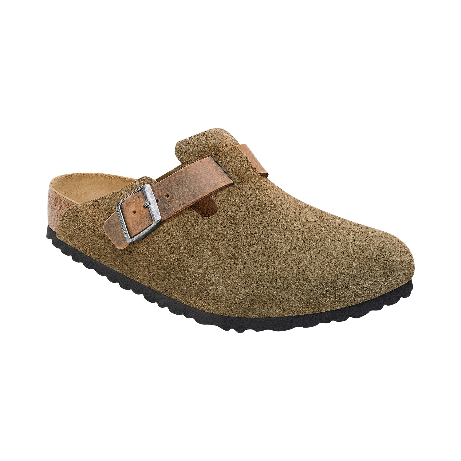Birkenstock Boston Velursleder Herren Pantolette