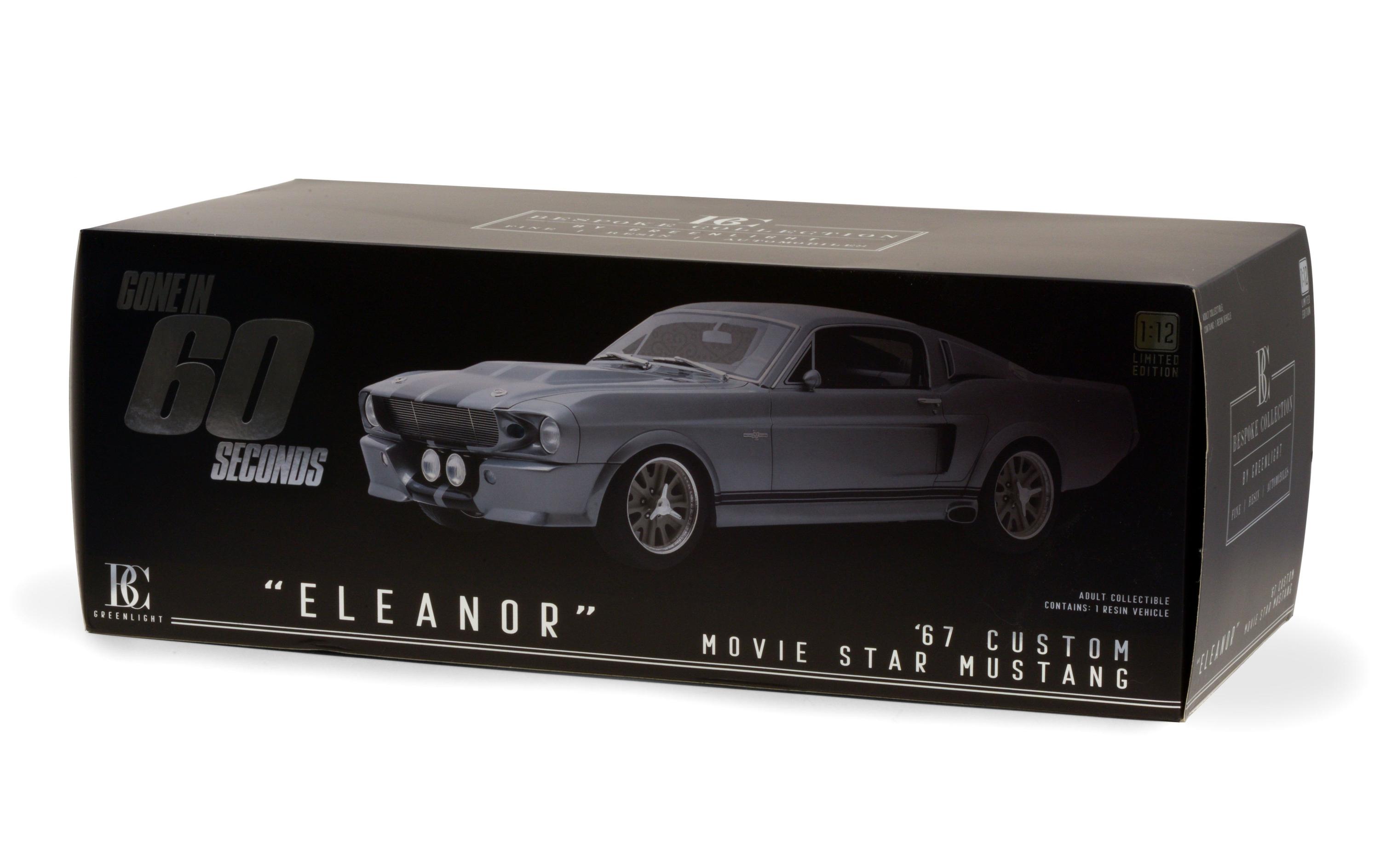 Sportwagen Ford Mustang Eleonor 1967 1:12<br>1967 Mustang Eleonor aus «Gone in 60 Seconds»