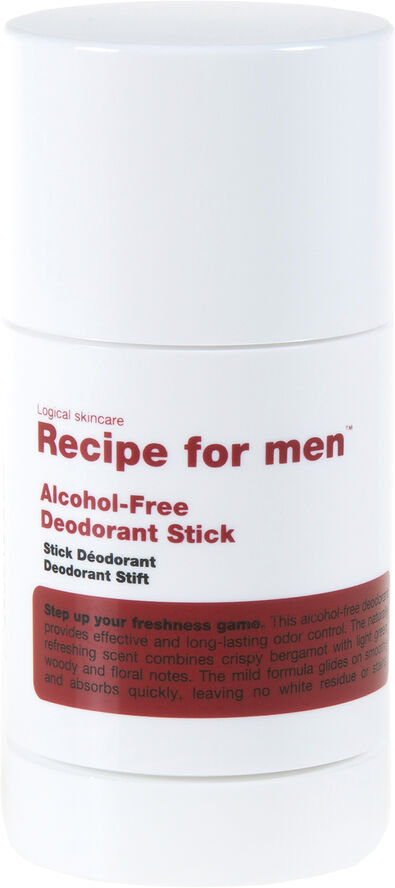 Recipe For Men Alcoholm Free Deodorant Stick 75 ml.