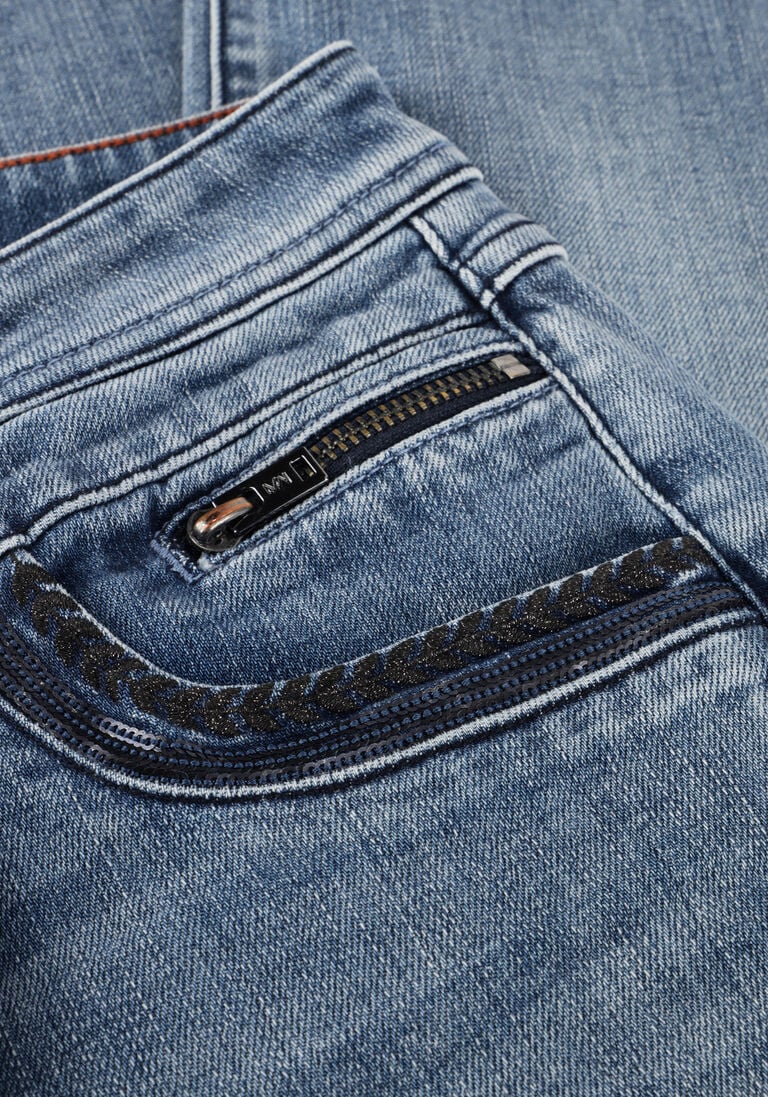 blauwe mos mosh straight leg jeans mmnaomi nolla jeans