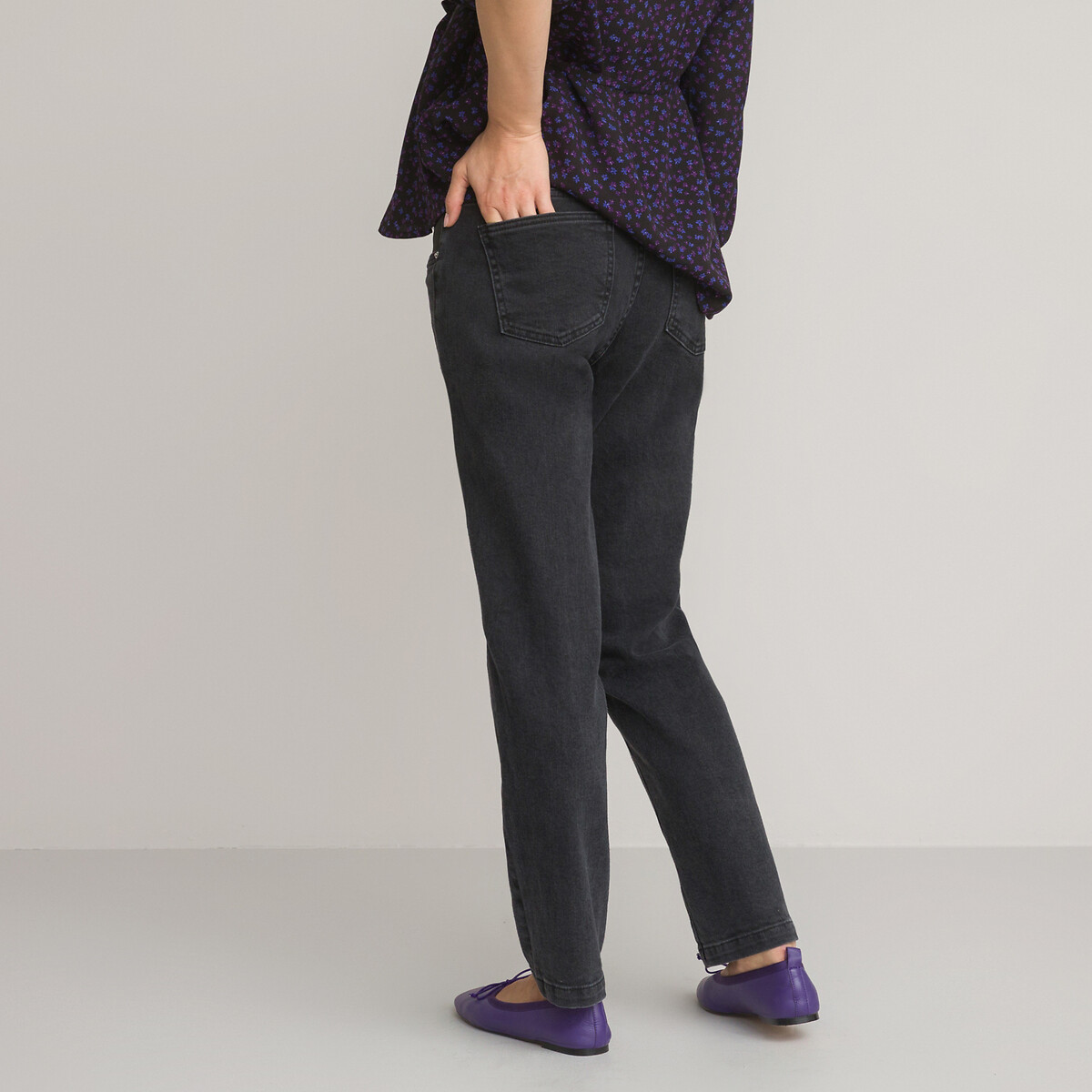 COLEÇÕES LA REDOUTE<br>Jeans mom maternidade