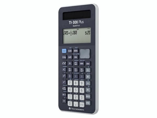 Texas Instruments TI-30X Pro MathPrint, Lomme, Vitenskaplig, 4 linjer, Batteri/Solcelle, Sort