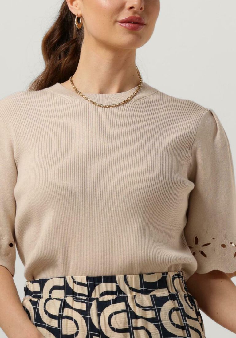 OBJECT zand object top reynard s/s knit pullover 126