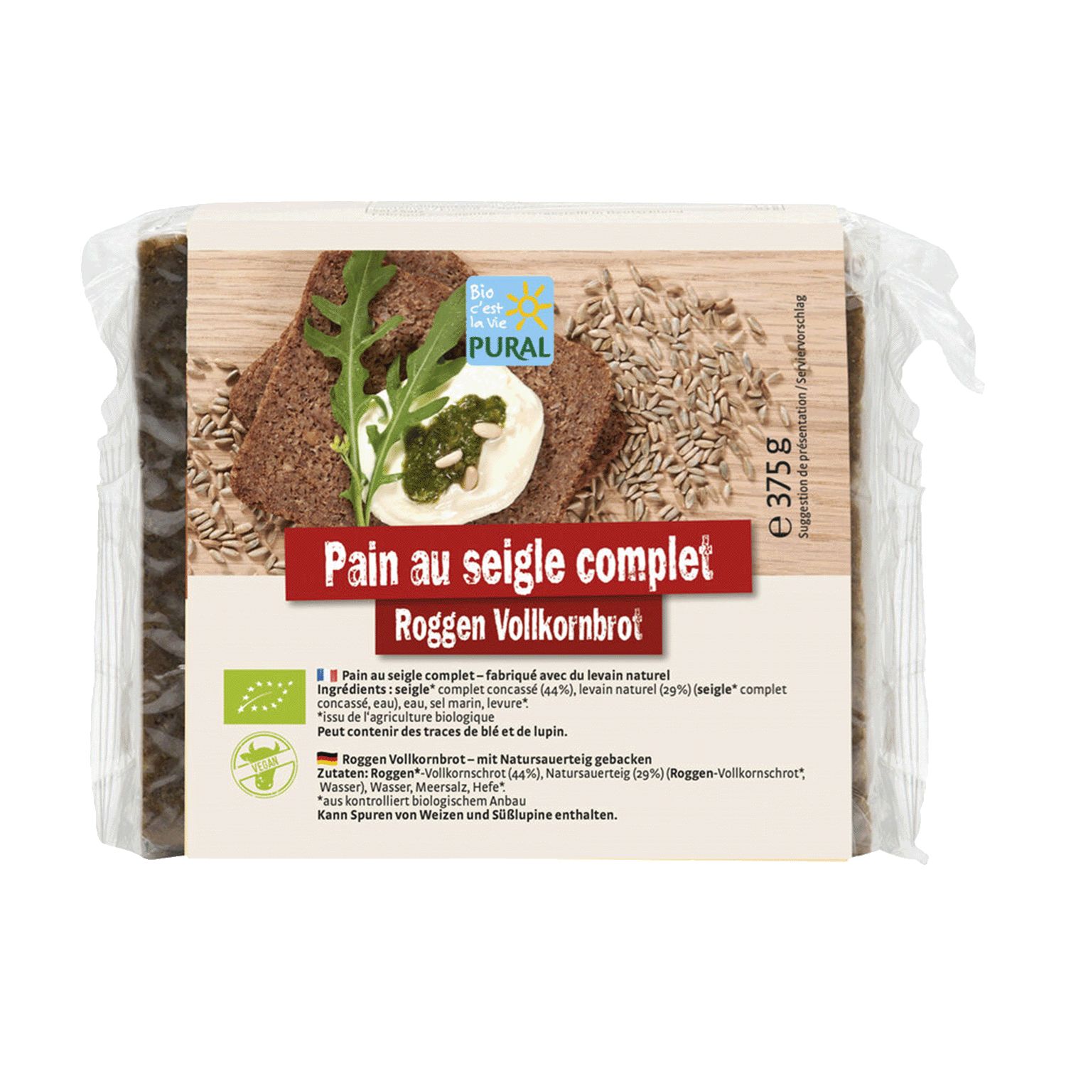 Pural Roggen Vollkornbrot