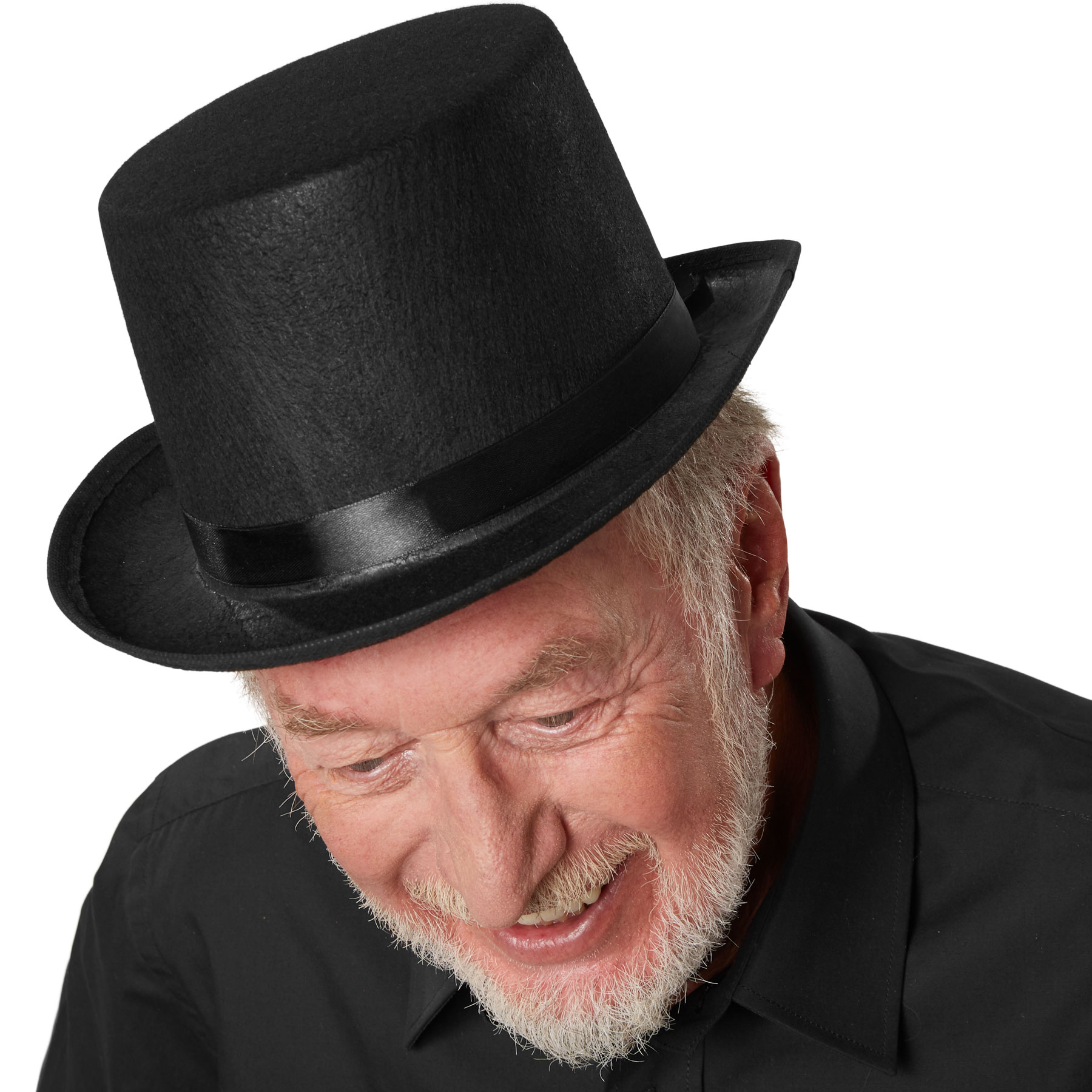 tectake® Zylinder klassisch schwarz