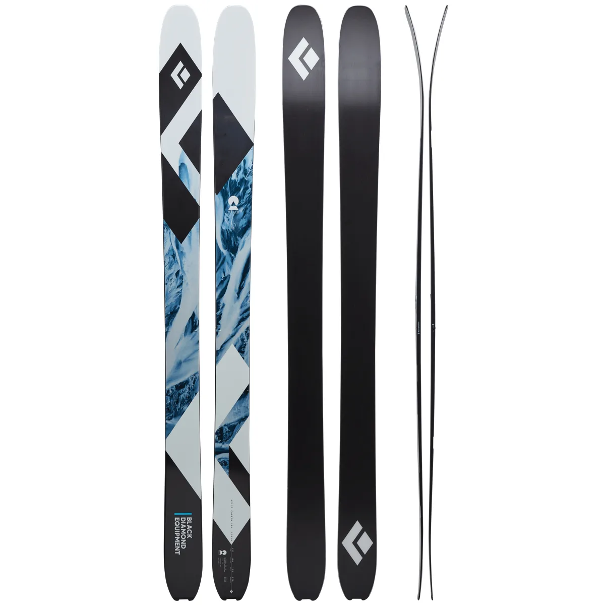 Black Diamond Helio Carbon 104 Skis Blue/Black