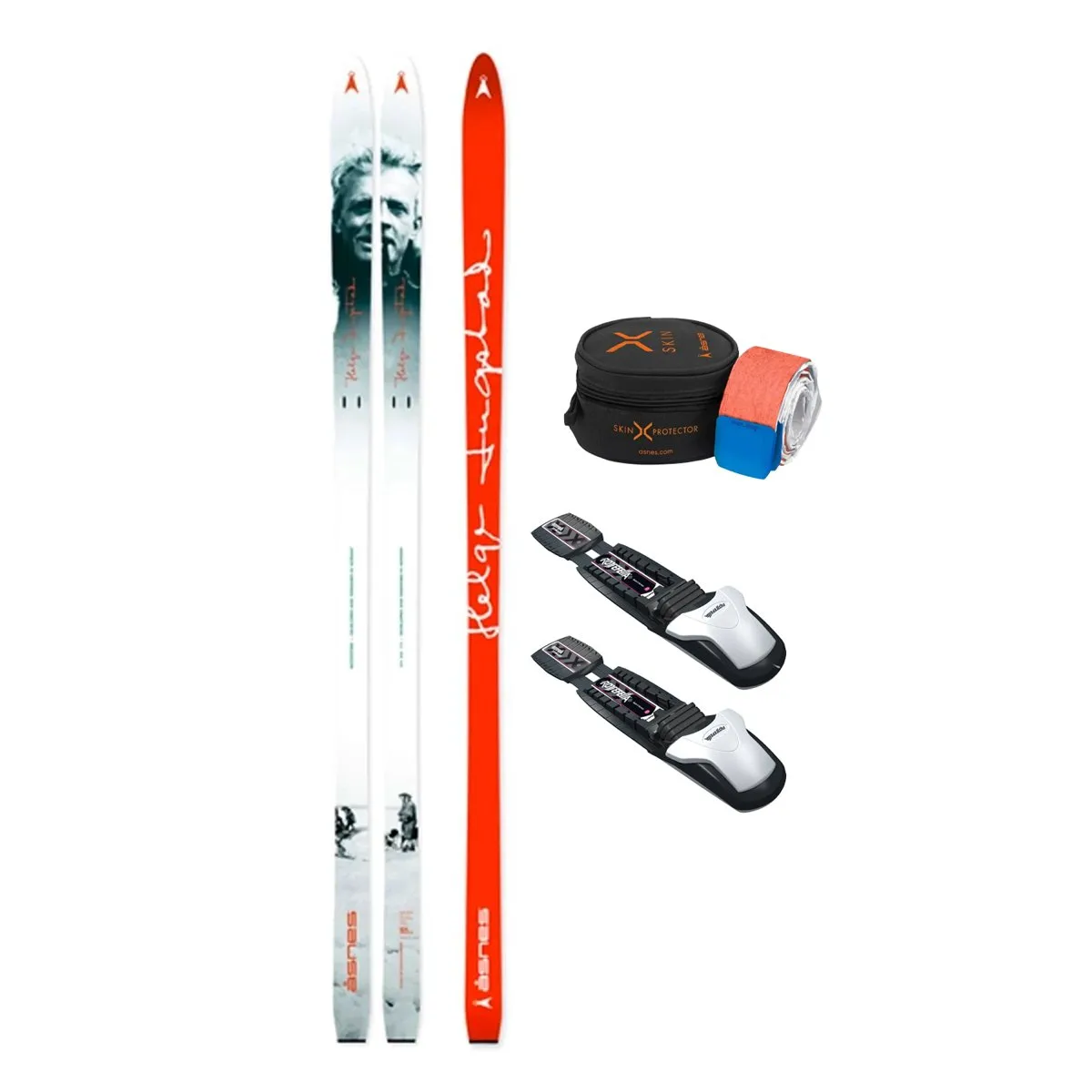 Åsnes Ingstad BC Ski - fjellskipakke med Rottefella BC Magnum og Åsnes X-Skin Nylon Oc 58 mm