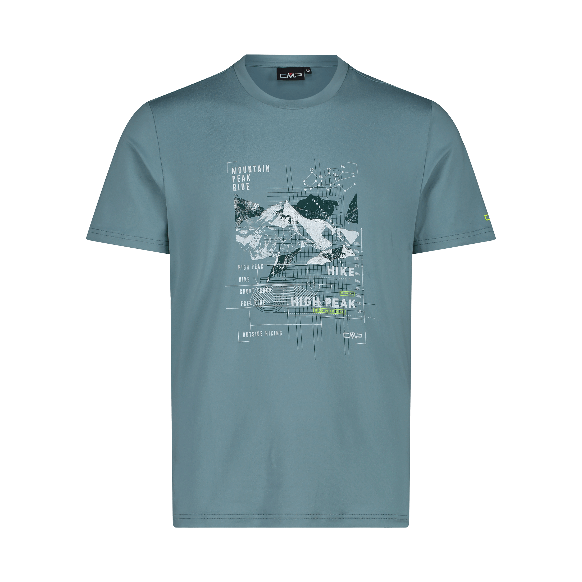 CMP Man Functional T-Shirt Stretch - Fritid og bomull
