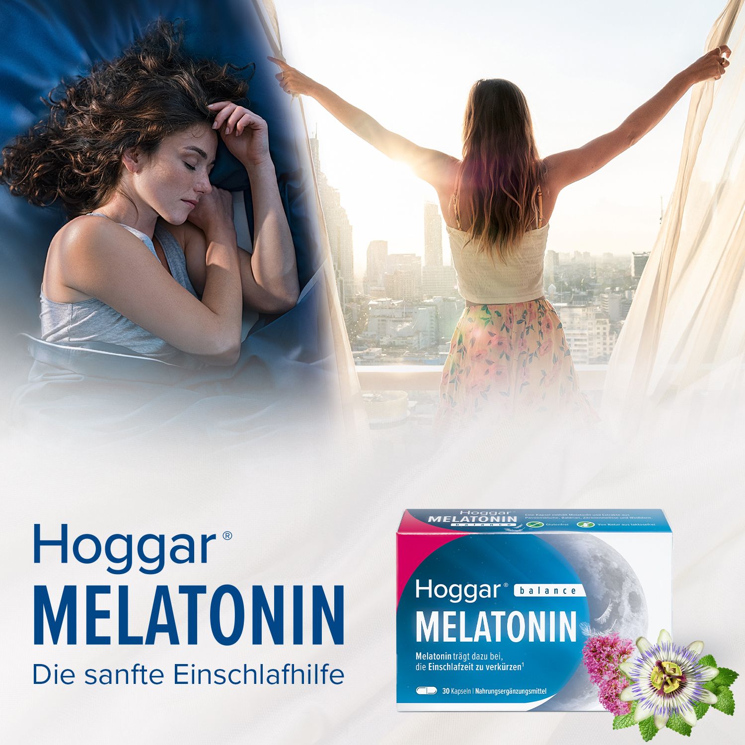 Hoggar® Melatonin Einschlaf-Kapseln