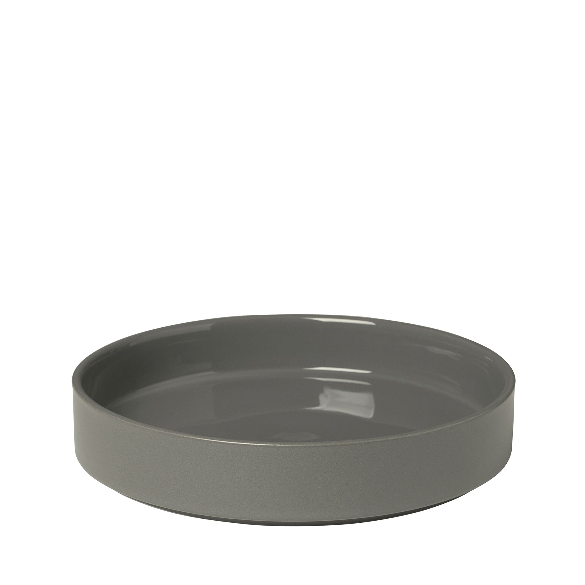 Teller tief PILAR PEWTER
