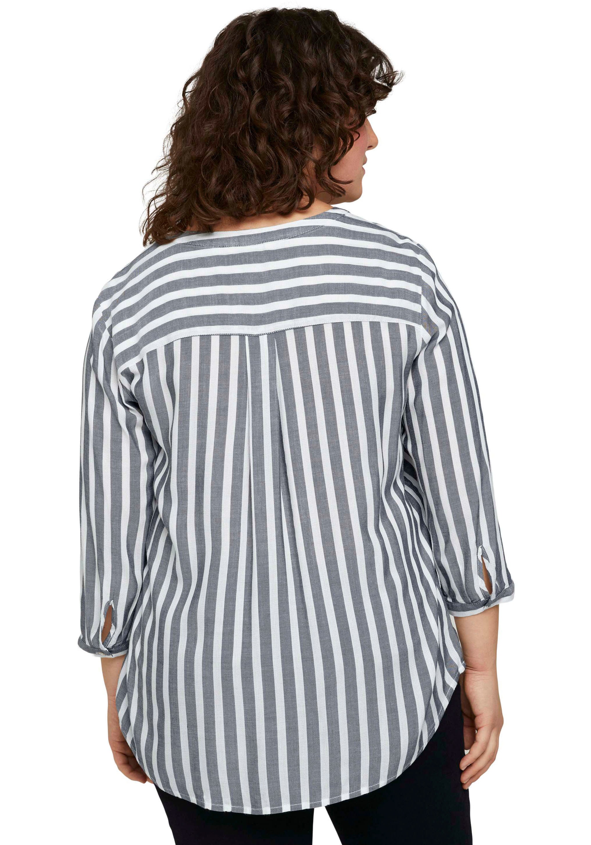 TOM TAILOR PLUS Schlupfbluse , mit Streifen