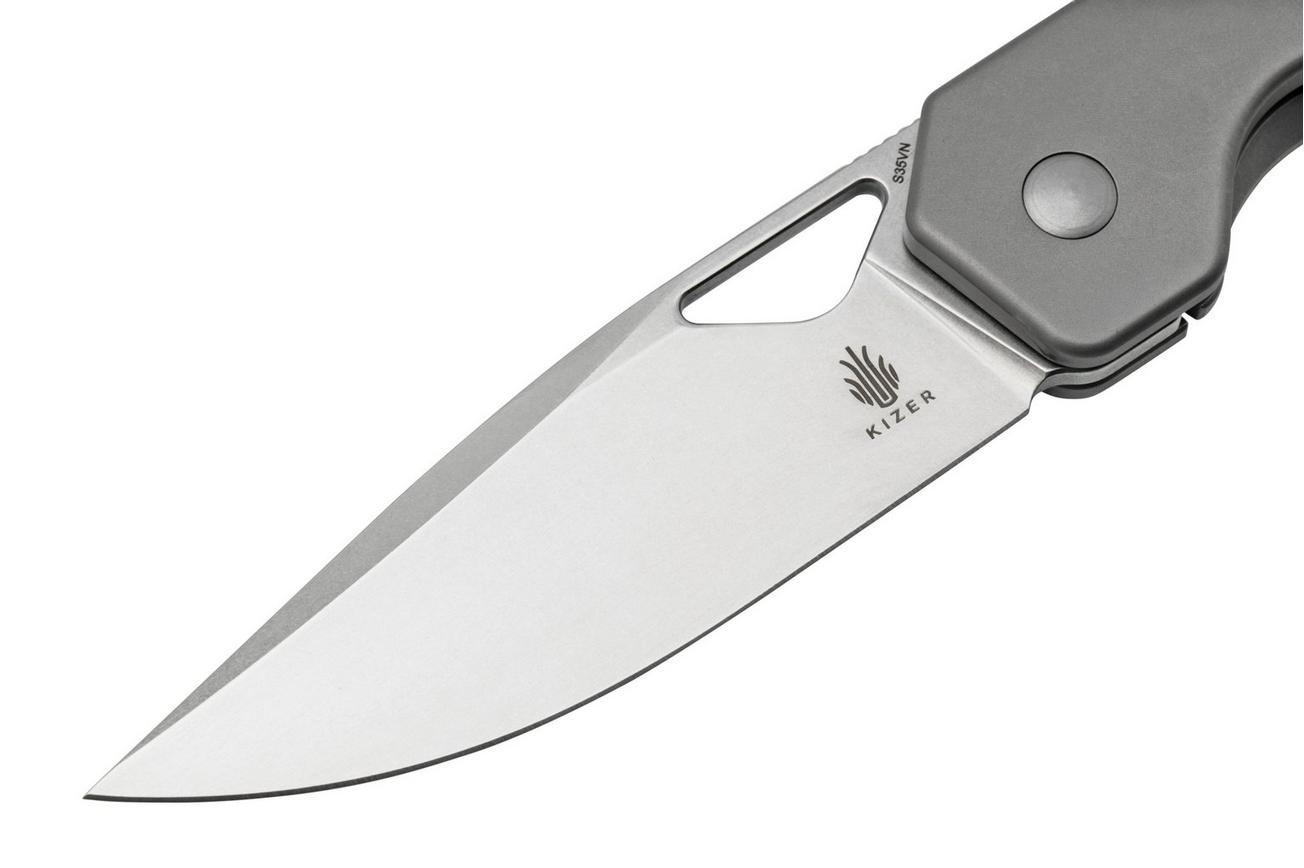 Kizer Militaw Ki3634A1, S35VN, Titanium Micarta, zakmes, Jonathan Styles design