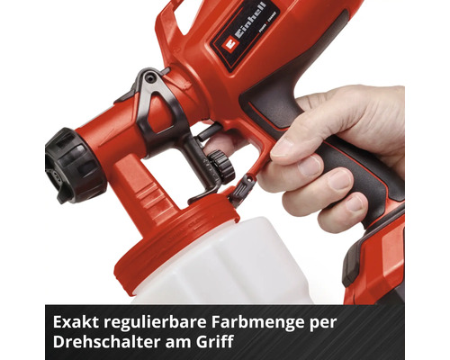 Einhell Power X-Change TC-SY 18/60 Li accu verfspuit - Kaal apparaat zonder accu en lader