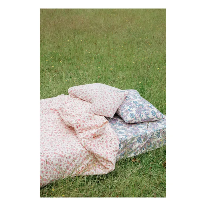 Louise Misha Drap-housse Nicole en coton bio | Violet