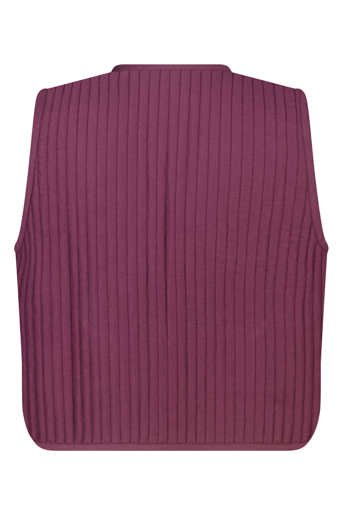 Gilet met broderie opdruk Bordeaux