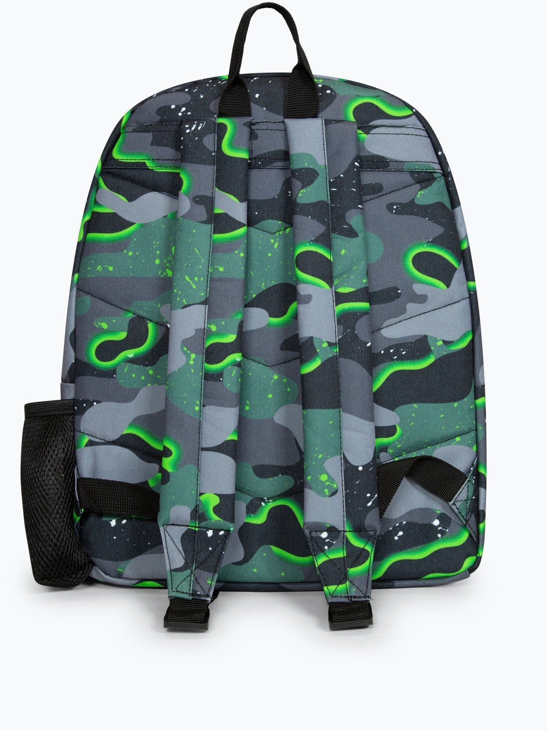 Hype. Boys Green Iconic Glow Camo Backpack