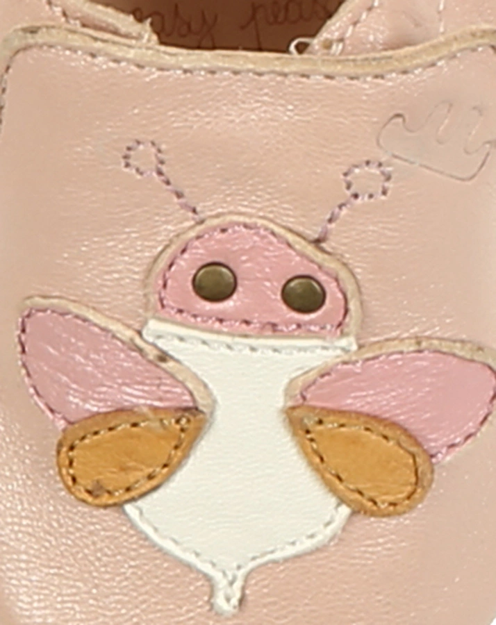Krabbelschuhe BLUMOO ABEILLE in altrosa