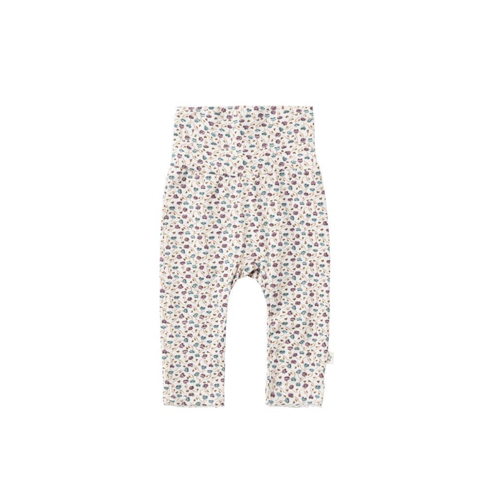 Your Wishes baby gebloemde high waist regular fit broek Nani multi