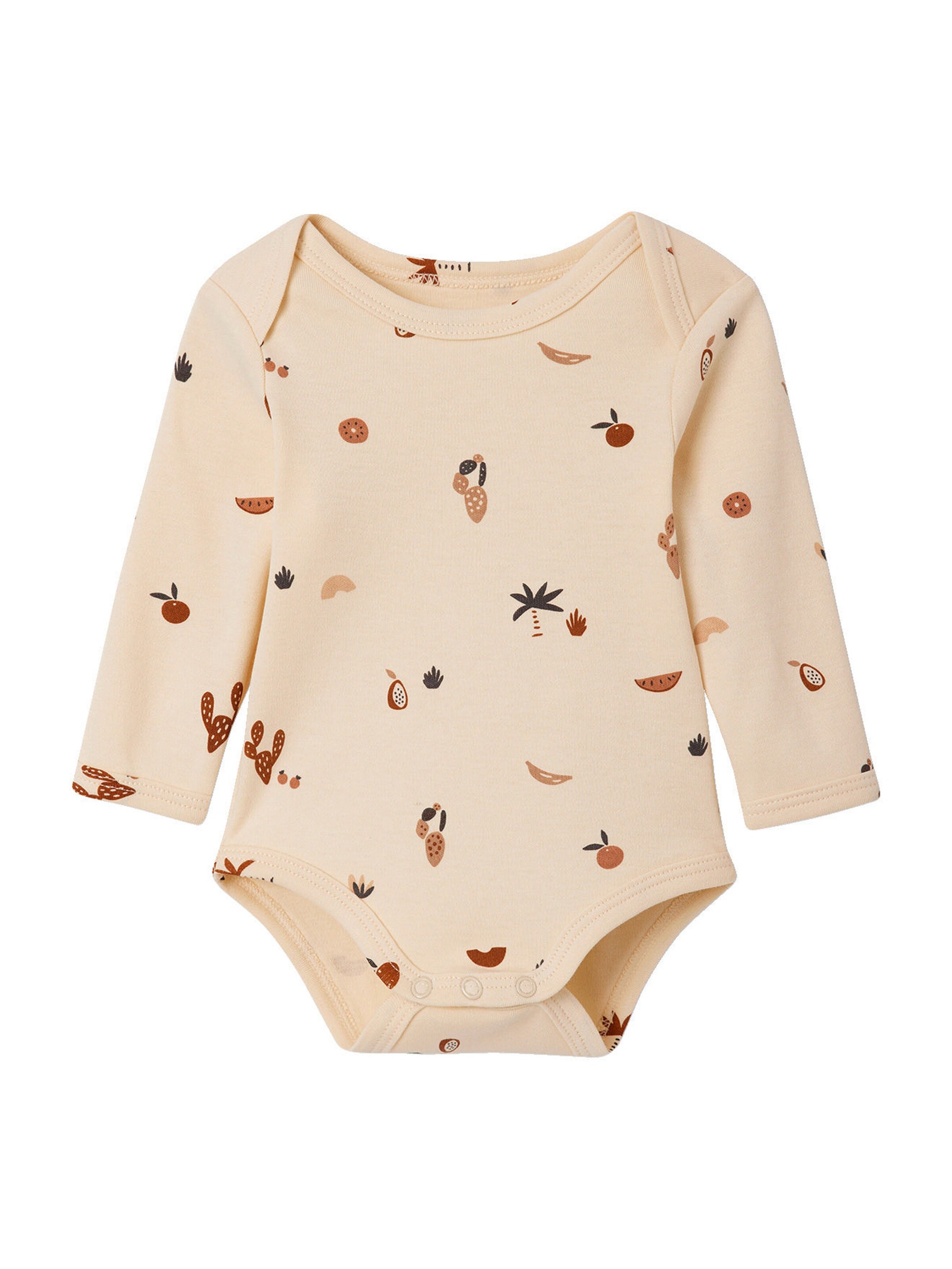 Vertbaudet 5er-Pack Baby Schlupfbodys cappuccino