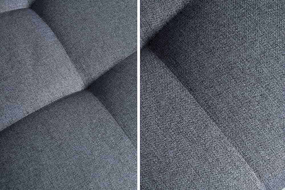 Moderne XXL Wohnlandschaft KENT 305cm anthrazit Federkern Bigsofa inkl. Hocker