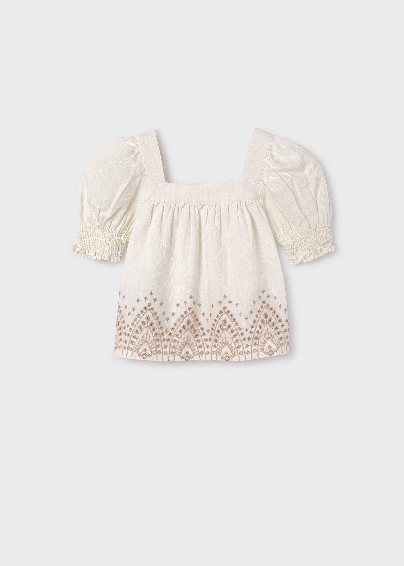 Blusa bordada para meninas