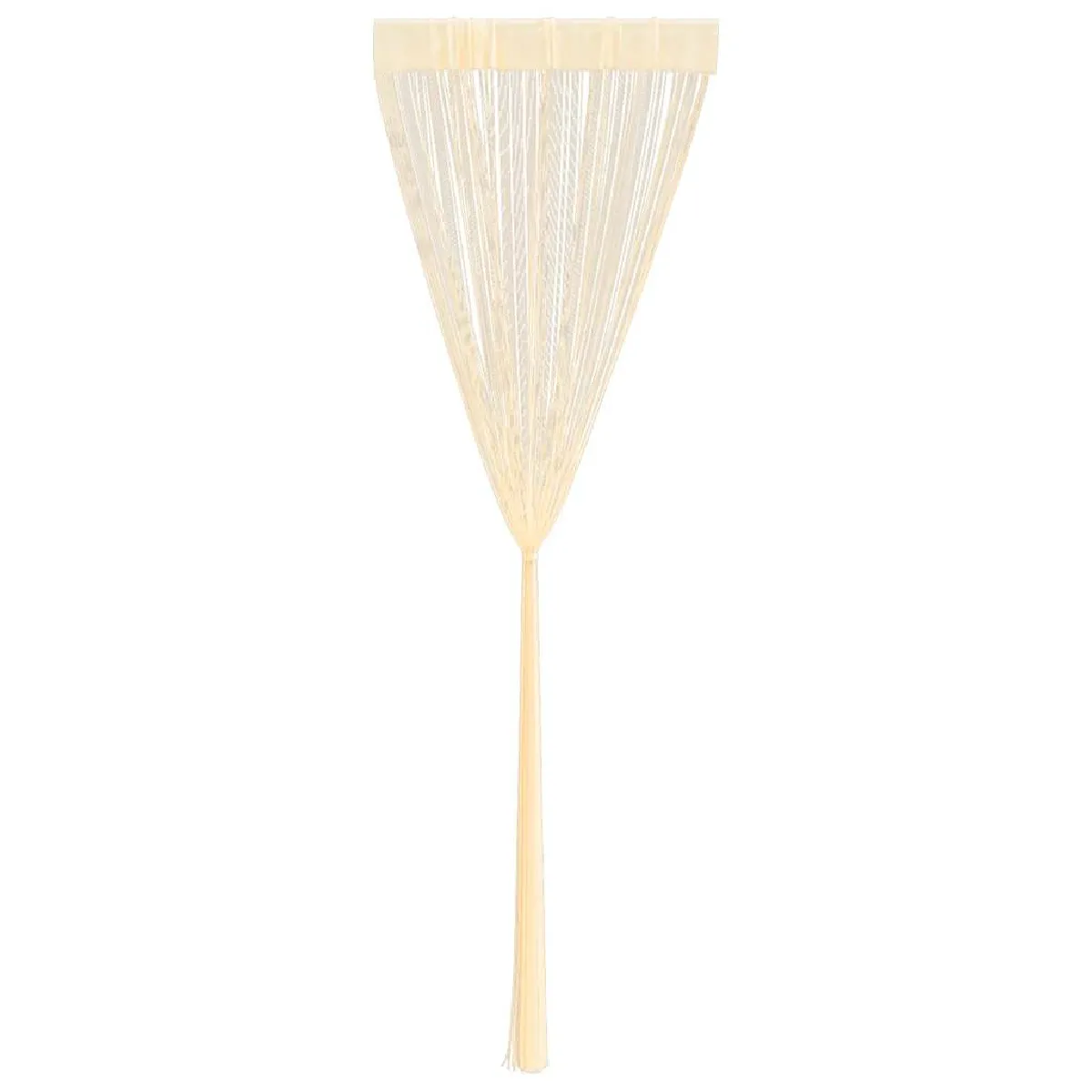 vidaXL Rideau en fils 2 pcs Crème - 100x250 cm