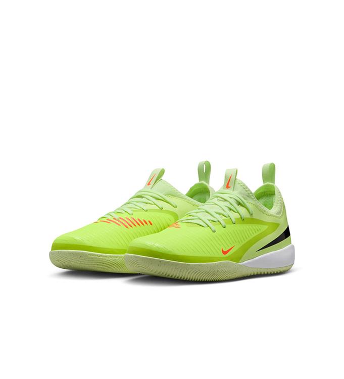 Nike JR PHANTOM 6 LOW ACAD IC HQ2035-800 HYPER-CRIMSON-BLACK-LIMELIGHT