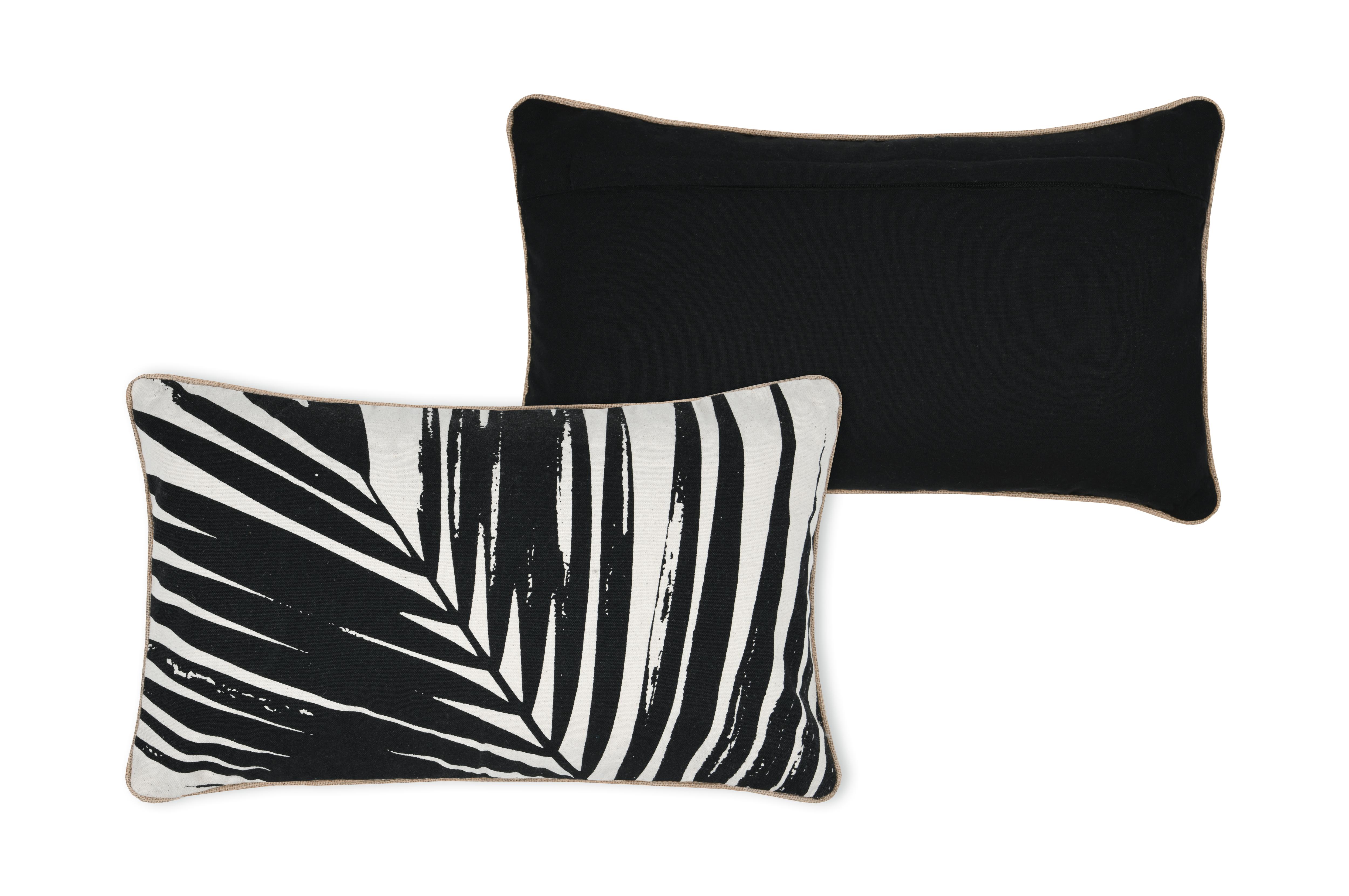 KINOGI COUSSIN 30X50CM CARBONE