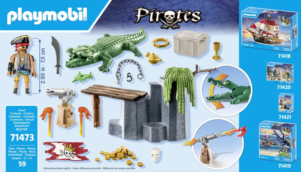 PIRATE AVEC ALLIGATOR - 71473