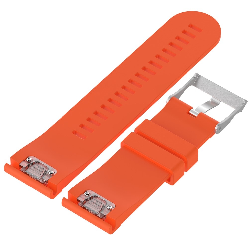Garmin Fenix 6X / 6X Pro / 5X / 5X Plus / 3 / 3 HR / 3 Sapphire QuickFit Ersatz Silikon Sport Armband - Orange